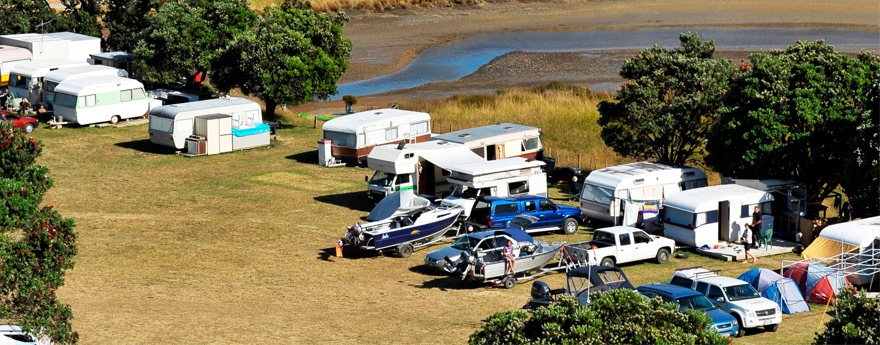 powered and non-powered sites available at Otautu Bay Farm Camp